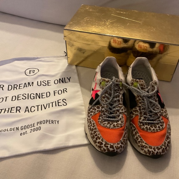 Golden Goose Zoo Puzzle Running Sole Sneakers in size EU 38 - Picture 4 of 7